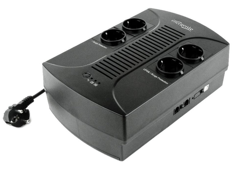 Gembird EG-UPS-002 UPS-enhed 0,85 kVA 510 W 4 AC stikkontakt(er)
