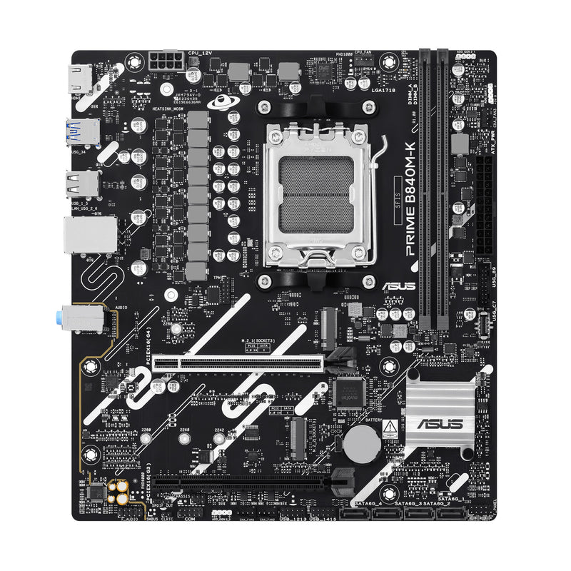 ASUS PRIME B840M-K AMD B840 Sokkel AM5 micro ATX