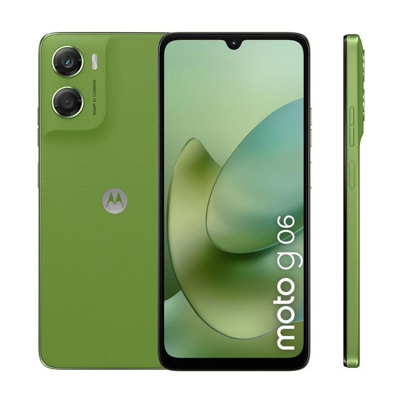 Motorola moto g06 17,5 cm (6.88") Dual SIM Android 15 4G USB Type-C 4 GB 256 GB 5200 mAh Grøn