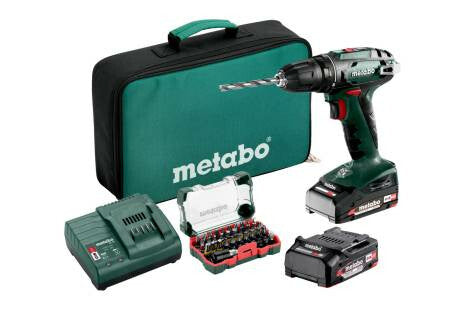 Metabo BS 18 1600 rpm Nøglefri 1,3 kg Sort, Grøn
