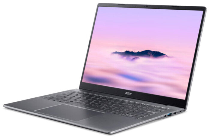 Acer Chromebook CBE594-3-TCO-326Y Intel Core 3 N355 35,6 cm (14") WUXGA 8 GB LPDDR5x-SDRAM 128 GB SSD Wi-Fi 7 (802.11be) ChromeOS Grå QWERTZ Tysk