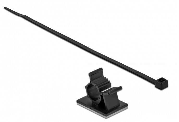 DeLOCK 18880 kabelsamler Nylon Sort 10 stk