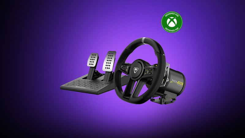 Turtle Beach TBS-0003-05 spil-controller Sort Bluetooth/RF/USB Gearkasse + pedaler Android, PC, Xbox One, Xbox One S, Xbox One X, Xbox Series S, Xbox Series X