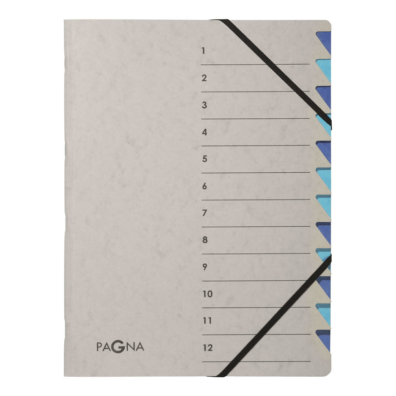 Pagna 44312-02 opdeler til bog Blå, Grå Pap A4