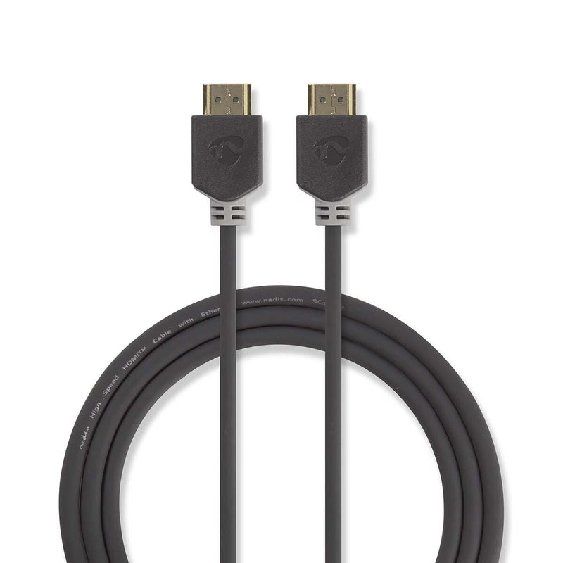 Nedis CVBW34000AT10 HDMI-kabel 1 m HDMI Type A (Standard) Anthracit