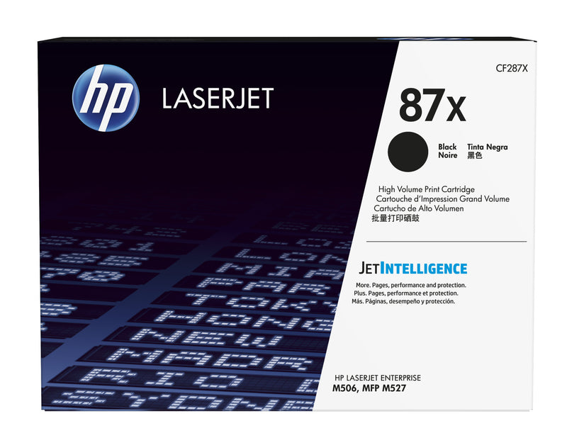 HP Original 87X LaserJet-tonerpatron med høj kapacitet, sort