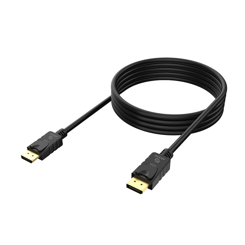 Akasa AK-CBDP27-20BK DisplayPort kabel 2 m Sort