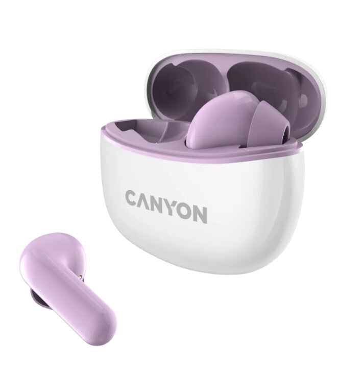 Canyon TWS-5 Headset Trådløs I ørerne Opkald/Musik/Sport/Hverdag USB Type-C Bluetooth Violet