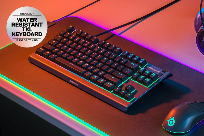 Steelseries APEX 3 TKL tastatur Spil USB QWERTY US engelsk Sort