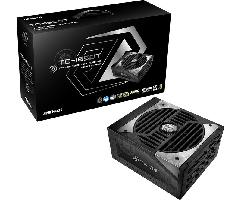 Asrock Taichi TC-1650T enhed til strømforsyning 1650 W 20+4 pin ATX ATX Sort
