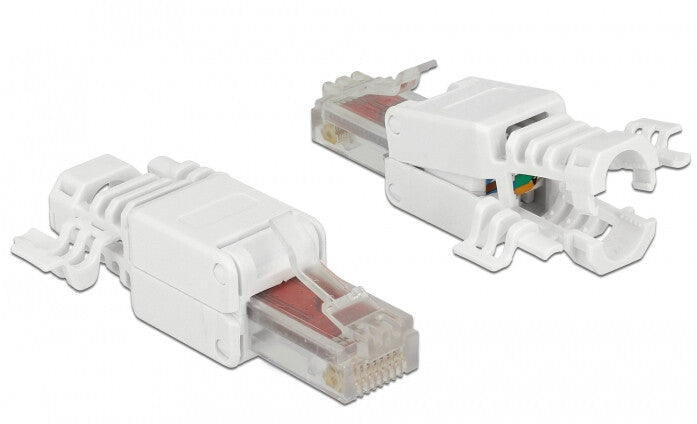 DeLOCK 86416 kabelsamler RJ-45 Hvid