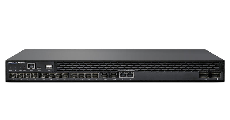 LANCOM XS-5116QF Administreret L2/L3 10G Ethernet (100/1000/10000) 1U Sort