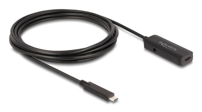 DeLOCK 80027 USB-kabel USB 3.2 Gen 2 (3.1 Gen 2) 3 m USB C 10 Gbit/sek. Sort