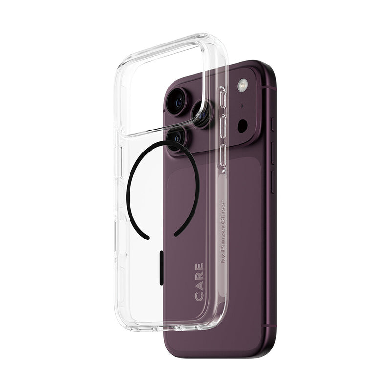 PanzerGlass CARE™ by ® Urban Explorer Case Transparent m. Sort MagSafe iPhone 18 Pro | 17 Pro