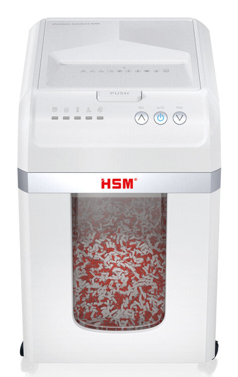 HSM 1035111 papirmakulator Delvist makulering 52 dB 23 cm Hvid