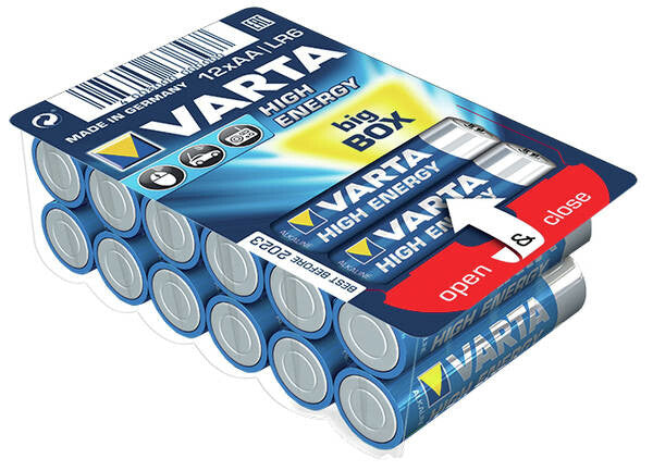 Varta High Energy AA Engangsbatteri Alkaline