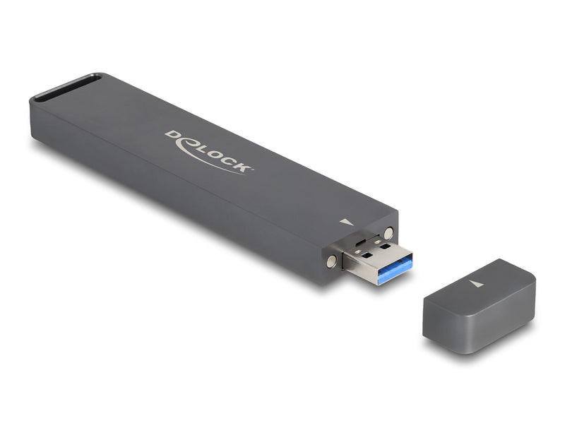DeLOCK 42021 drevkabinet SSD kabinet Grå M.2