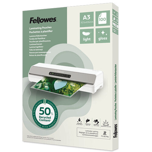 Fellowes 100142988 plastlomme 100 stk