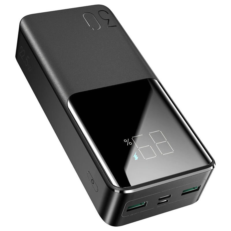 JOYROOM JR-QP193 powerbank Lithium polymer (LiPo) 30000 mAh Sort
