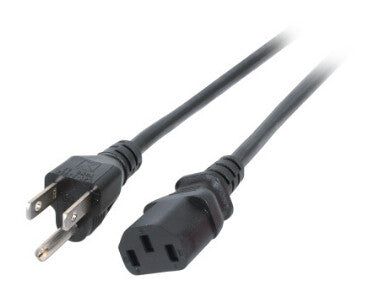 EFB Elektronik EK462.1,8 el-ledning Sort 1,8 m NEMA 5-15P C13 forbinder