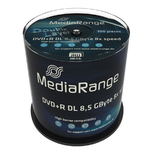 MediaRange MR470 tom DVD 8,5 GB DVD+R DL 100 stk
