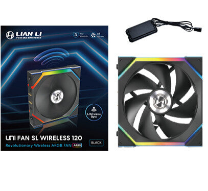 Lian Li UNI FAN SL Wireless 120 Computerkabinet Ventilator 12 cm Sort 1 stk