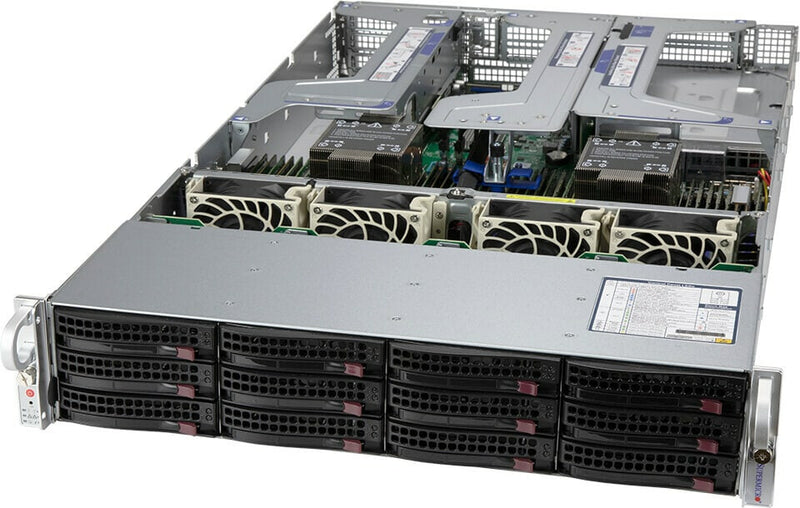 Supermicro SYS-620U-TNR PC barebone Sort Intel® C621 LGA 4189