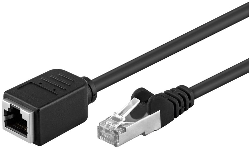 Goobay 73388 netværkskabel Sort 2 m Cat5e F/UTP (FTP)