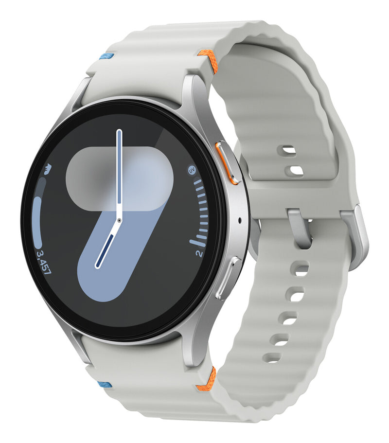 Samsung Galaxy Watch7 3,81 cm (1.5") AMOLED 44 mm Digital 480 x 480 pixel Berøringsskærm Sølv Wi-Fi GPS (satellit)