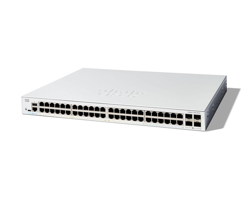 Cisco C1300-48T-4X netværksswitch Administreret L2/L3 Gigabit Ethernet (10/100/1000) Hvid