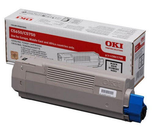 OKI 43865708 tonerpatron 1 stk Original Sort