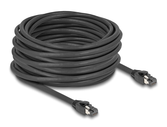 DeLOCK 80238 netværkskabel Sort 15 m Cat8.1 S/FTP (S-STP)