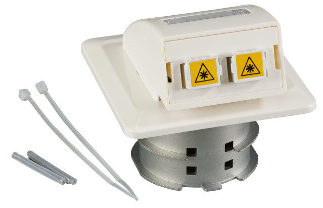 EFB Elektronik FTTH-OUTLET-SC-OM3 stikkontakt Hvid