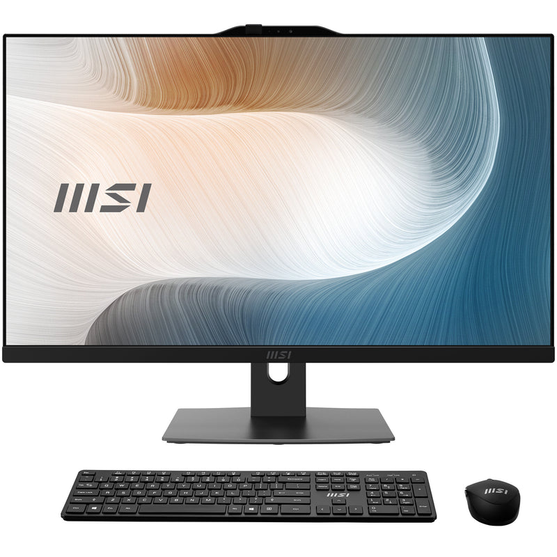 MSI Modern AM242P 1M-1848AT Intel Core 3 100U 60,5 cm (23.8") 1920 x 1080 pixel All-in-One PC 8 GB DDR5-SDRAM 256 GB SSD Windows 11 Pro Wi-Fi 6E (802.11ax) Sort