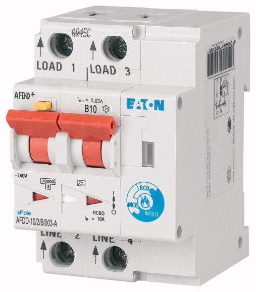 Eaton AFDD-10/2/B/003-A kredsløbsafbryder 2P