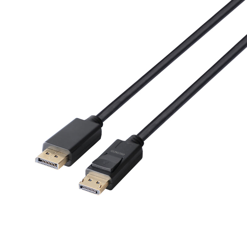 Deltaco DP8K-1050-LSZH DisplayPort kabel 5 m Sort