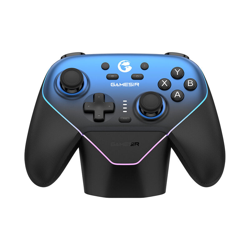 GameSir Super Nova Sort, Blå Bluetooth/RF/USB Gamepad Analog/digital Android, iOS, Xbox, PC