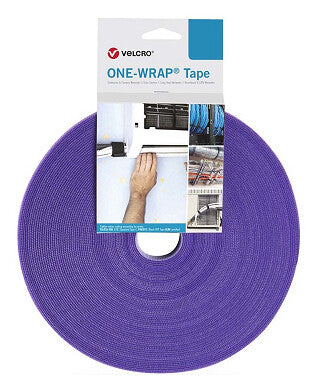 Velcro One Wrap Tape kabelsamler Velcro cable tie Polypropylen (PP) Violet 1 stk