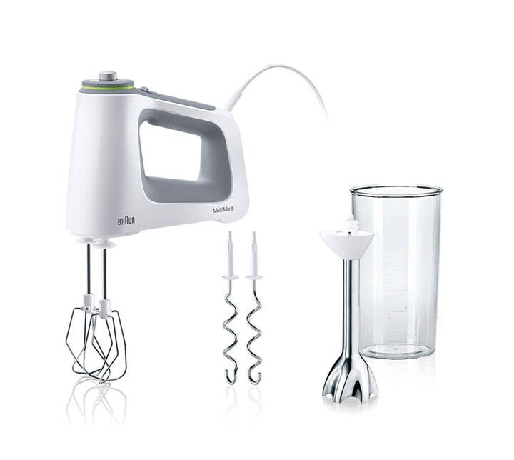 Braun HM 5107 WH Håndmixer 750 W Grå, Hvid