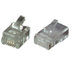 EFB Elektronik RJ45 UTP, E-MO 8/8 SF Transparent