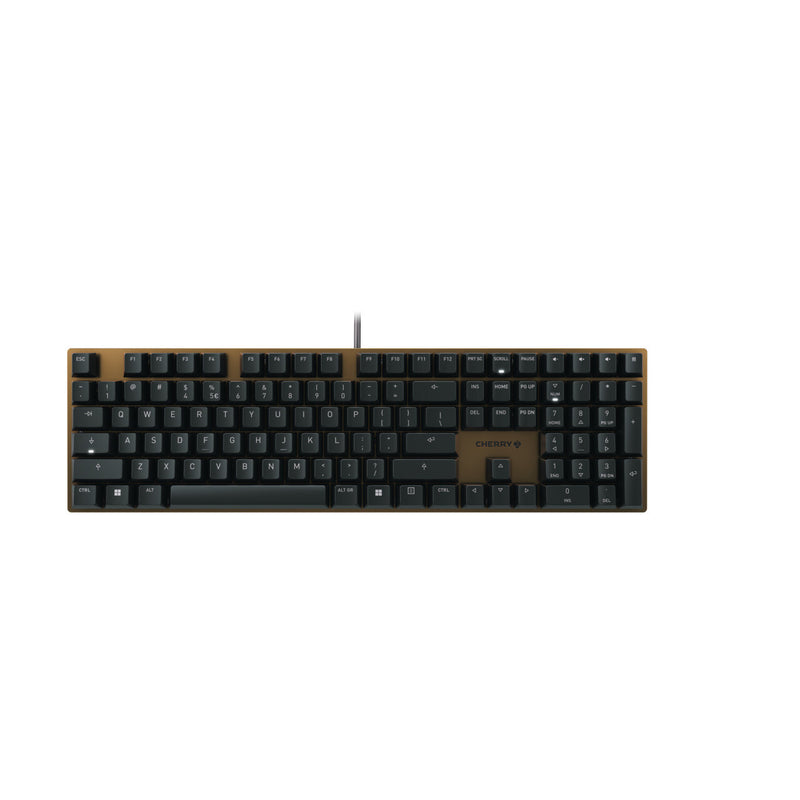CHERRY KC 200 MX tastatur Universel USB QWERTY Engelsk Sort, Bronze
