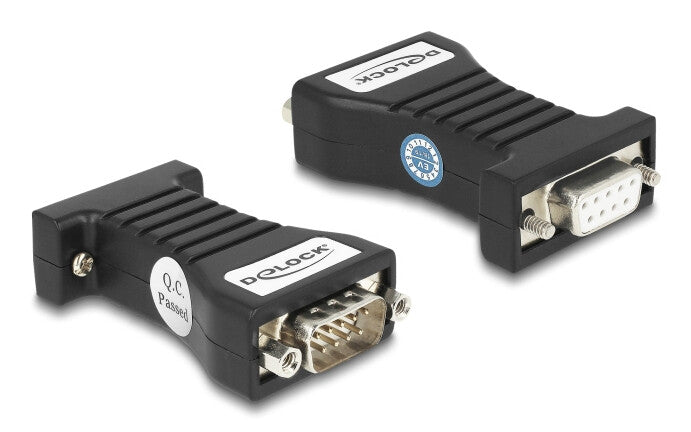 DeLOCK 64314 seriel konverter/repeater/isolator RS-232 Sort