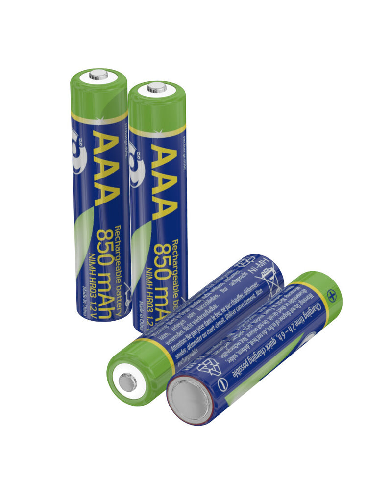 Gembird EG-BA-AAA8R4-01 husholdningsbatteri Genopladeligt batteri AAA Nikkel-Metalhydrid (NiMH)
