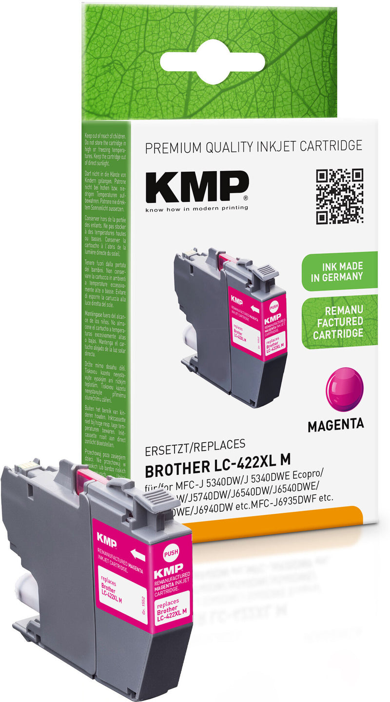 KMP 1552,4006 blækpatron 1 stk Original Magenta