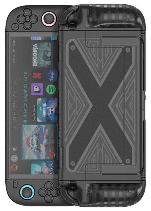 Dux Ducis 6971824155556 transportabel spillekonsol etui Cover Nintendo Polykarbonat (PC), Termoplastisk polyurethan (TPU) Sort