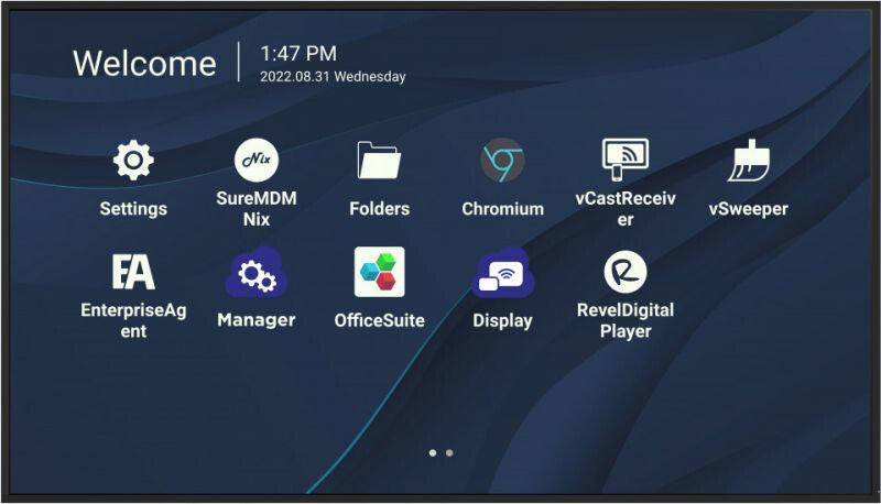 Viewsonic CDE7530 skilte display 190,5 cm (75") Wi-Fi 450 cd/m² 4K Ultra HD Sort Indbygget processer Android 11