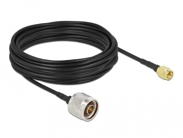 DeLOCK 90468 koaxial kabel LMR100 10 m SMA Sort