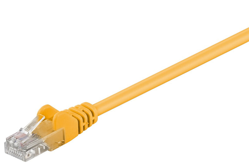 Goobay 95556 netværkskabel Gul 1,5 m Cat5e U/UTP (UTP)