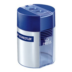 Staedtler 512 001 blyantspidser Manuel blyantspidser Blå, Sølv