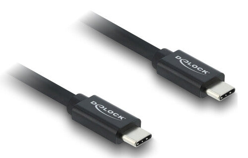 DeLOCK 81706 USB-kabel USB4 Gen 3x2 1 m USB C 40 Gbit/sek. 240 W Sort